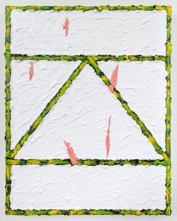 Bad Girl Bad Girl, 2017, acrylic on canvas, 20 x 16 inches.