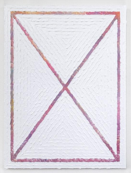 Here I Am Until I Am Not, 2017, acrylic on canvas, 40 x 30 inches.