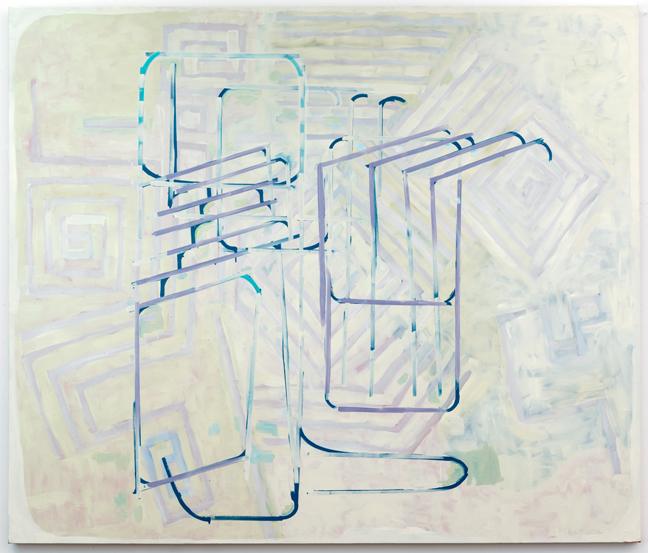 Stack, 2016, oil on canvas, 68 x 80 inches.