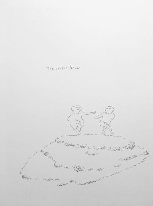 Sean Pearson, The Meltdown, 2017, permanent ink on paper, 17 x 11 inches.