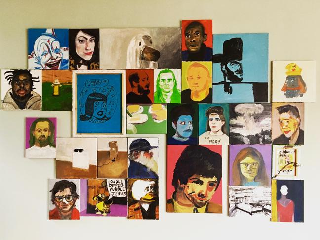 Installation view CARS IN A CIRCLE