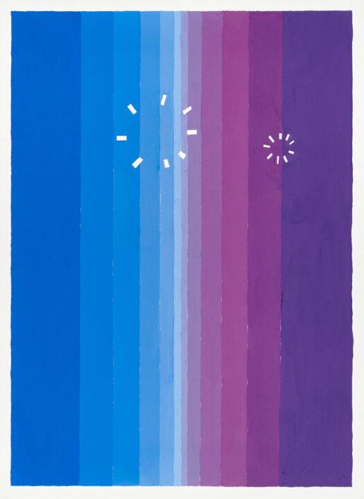 Michael Ottersen, Lower Education/5 Easy Pieces 5, 2015, gouache on paper, 15 x 11 inches.