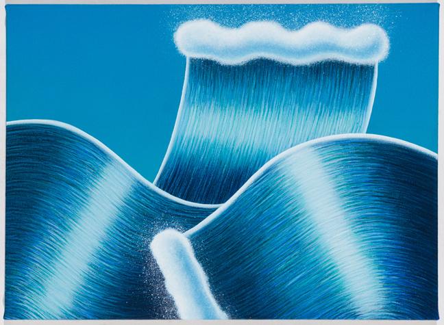 Matthew F Fisher, On Calvary, 2014, acrylic on canvas, 14 x 19 inches.