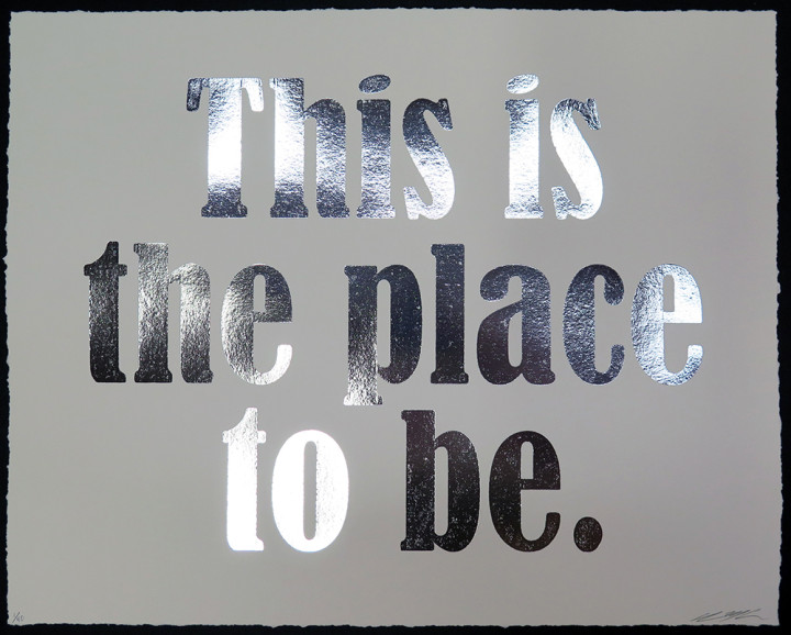 Ryan McIntosh, POTW #51, 2014, silkscreen on paper, 16 x 20 inches, edititon of 40.  