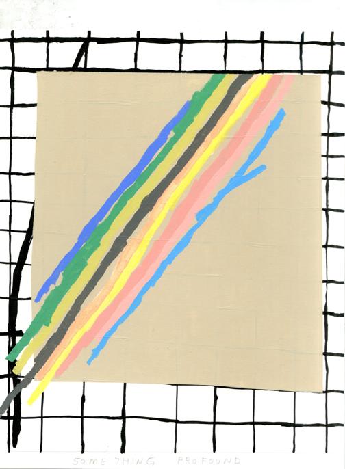 JD Banke, NOT IMPRESSED, 2013, acrylic on paper, 14 x 11 inches,