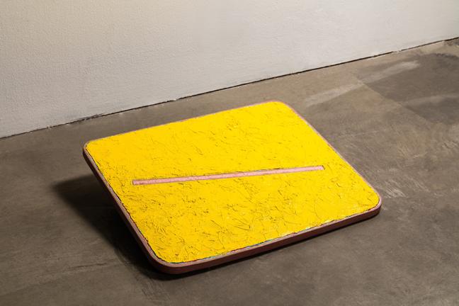 Michael Ottersen, Summer Reading, 2016, oil on wood, 18 x 21.5 x 3.25 inches.