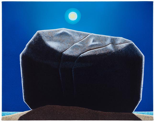 Matthew F Fisher, The Forgotten Mark, 2014, acrylic on canvas, 16 x 20 inches.