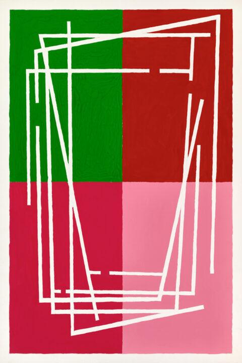 Michael Ottersen, There’s That (A), 2015, gouache on paper, 15 x 10 inches.