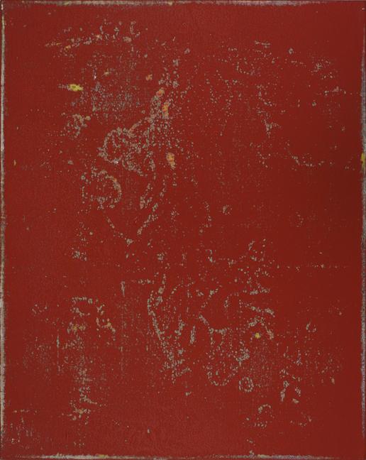 Philip Miner, One by Four & Four Minus One or Two, Maybe More. 2014, acrylic and flashe on canvas, 16 X 20 inches.