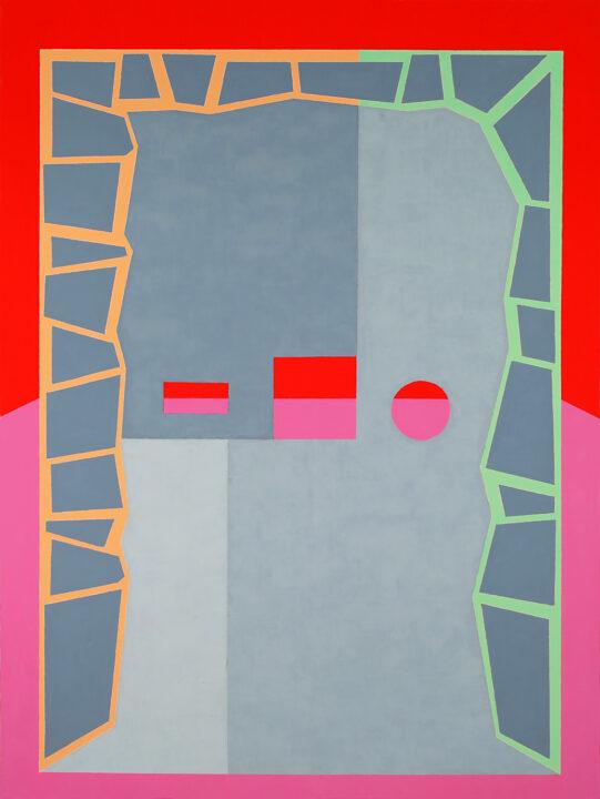 Michael Ottersen, Mary Krishna, 2012, oil and acrylic on canvas, 64 x 48 inches.